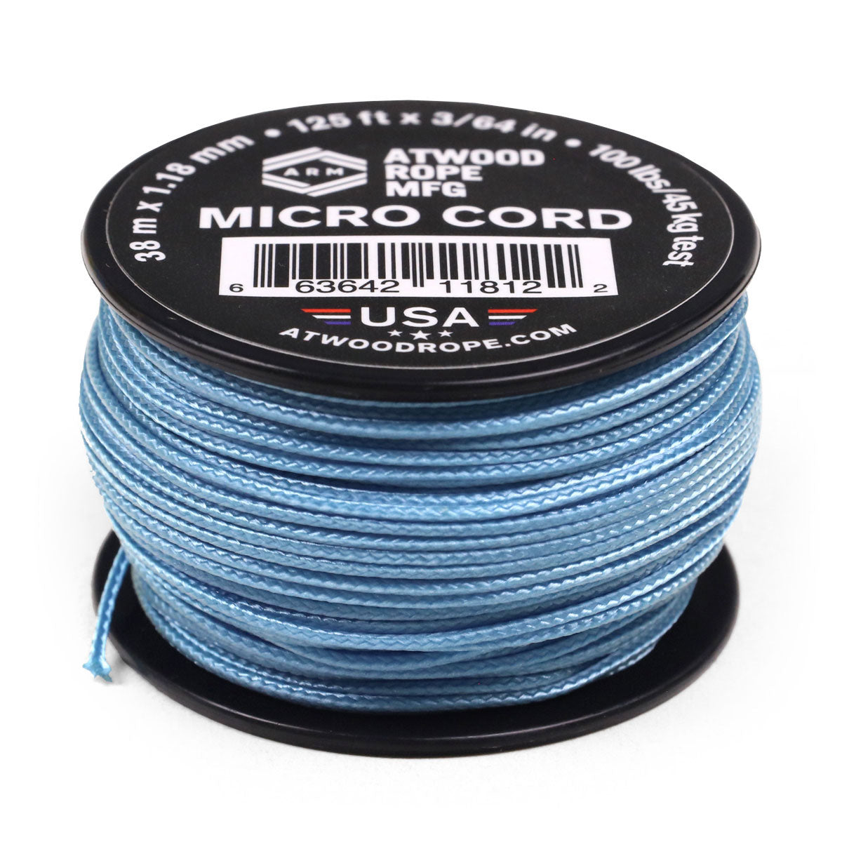 1.18mm Micro Cord - Carolina Blue