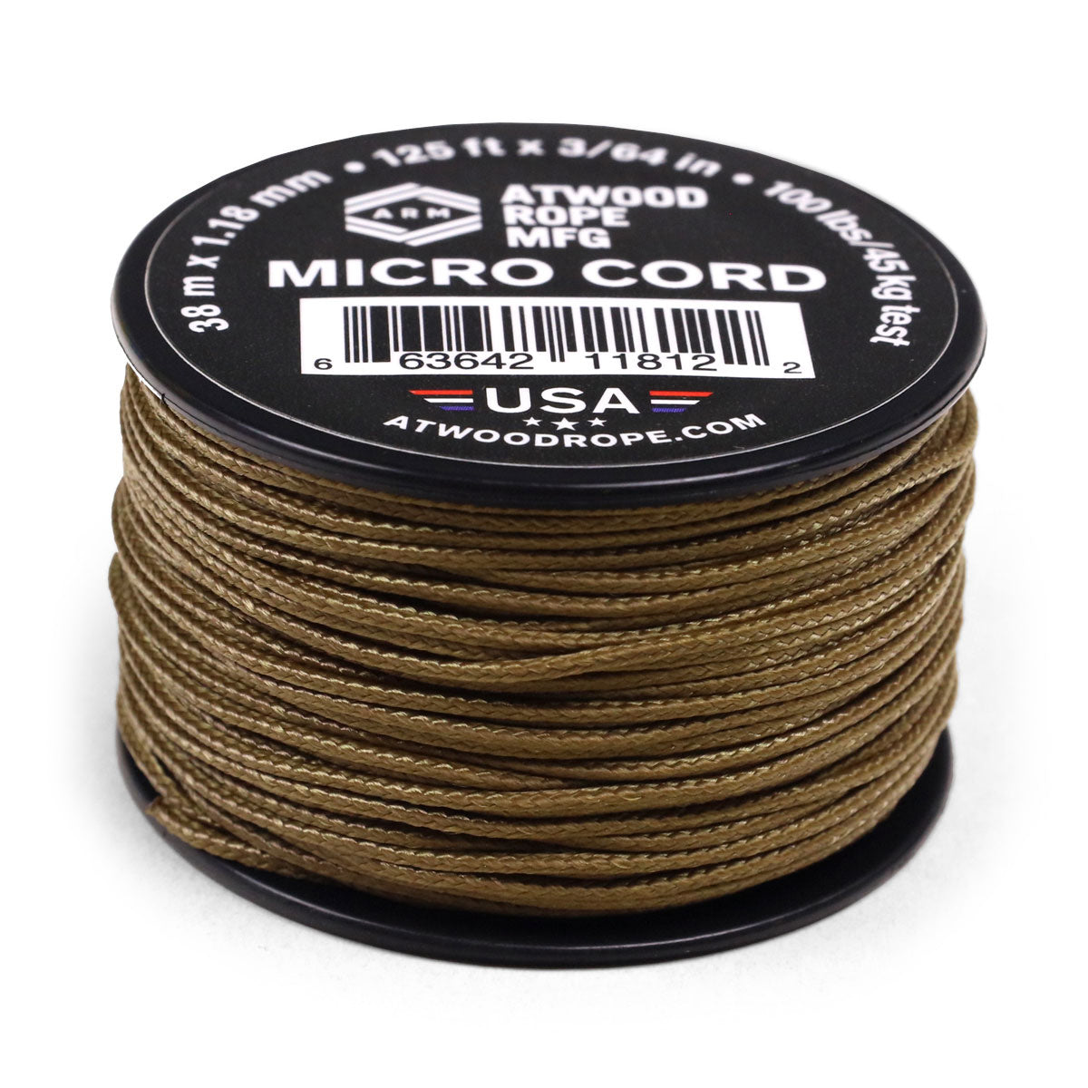 1.18mm Micro Cord - Brown
